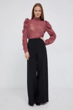 Γυναικεία Μπλούζες Μπλουζάκι Sisley χρώμα: ροζ