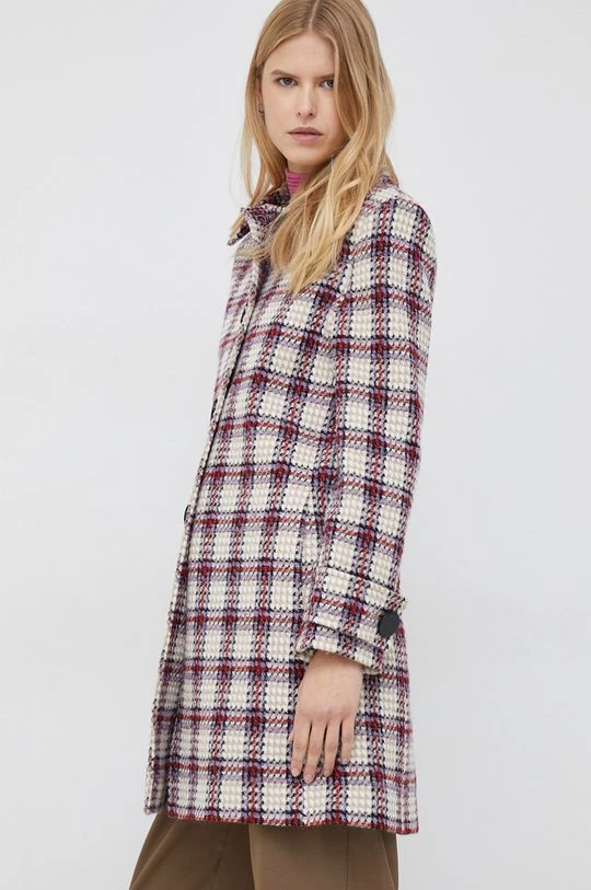 Γυναικεία Παλτά Παλτό από μείγμα μαλλιού Sisley πολύχρωμο 4 Γυναικεία Παλτά Παλτό από μείγμα μαλλιού Sisley πολύχρωμο - Image 4