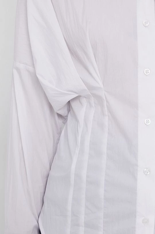 Γυναικεία Πουκάμισα Πουκάμισο Sisley χρώμα: άσπρο 5 Γυναικεία Πουκάμισα Πουκάμισο Sisley χρώμα: άσπρο - Image 5