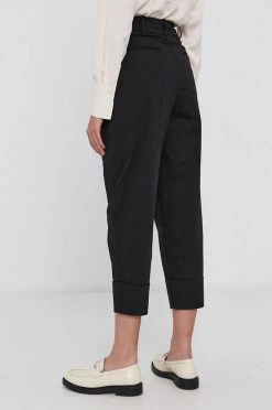 Γυναικεία Υφασμάτινα Παντελόνι Sisley χρώμα: μαύρο -Εξοδος Sisley Κατάστημα unnamed file 3869