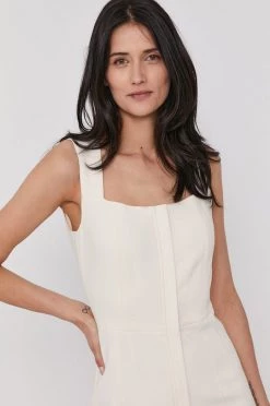 Γυναικεία Φορέματα Φόρεμα Sisley κρεμ