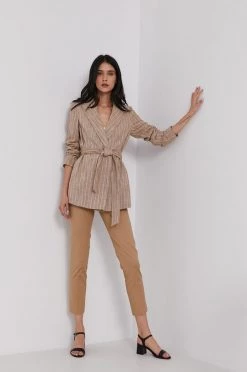 Γυναικεία Σακάκια Σακάκι Sisley καφέ