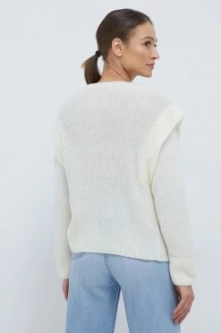 Γυναικεία Χωρίς φερμουάρ Πουλόβερ με προσθήκη μαλλιού Sisley χρώμα: μπεζ, -Εξοδος Sisley Κατάστημα unnamed file 396