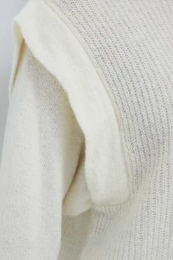 Γυναικεία Χωρίς φερμουάρ Πουλόβερ με προσθήκη μαλλιού Sisley χρώμα: μπεζ, -Εξοδος Sisley Κατάστημα unnamed file 398