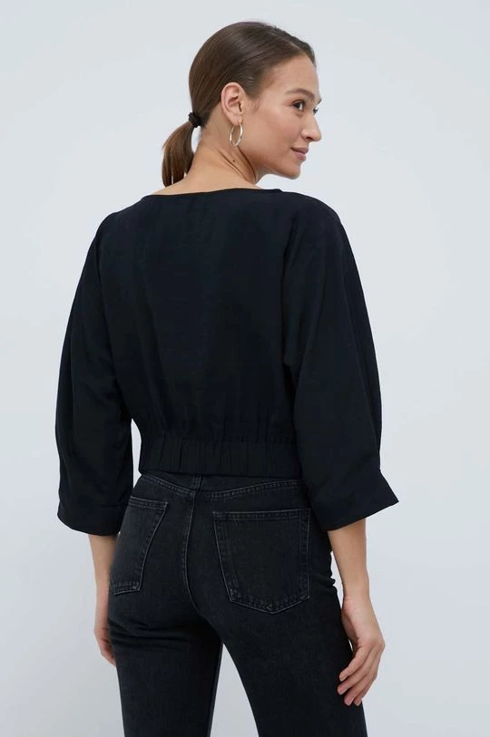 Γυναικεία Μπλούζες Μπλουζάκι Sisley μαύρο 3 Γυναικεία Μπλούζες Μπλουζάκι Sisley μαύρο - Image 3