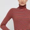 Γυναικεία Μακρυμάνικο Longsleeve Sisley κόκκινο,