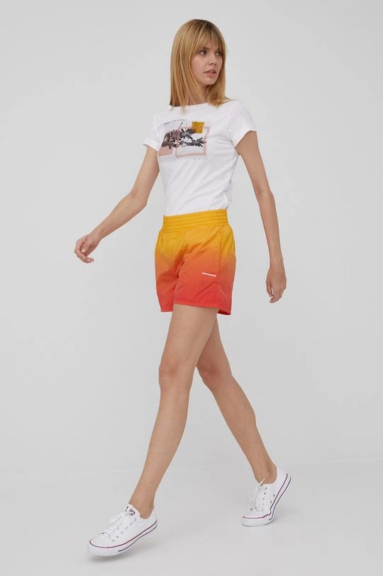 Γυναικεία Κοντομάνικο Βαμβακερό μπλουζάκι Sisley άσπρο 2 Γυναικεία Κοντομάνικο Βαμβακερό μπλουζάκι Sisley άσπρο - Image 2