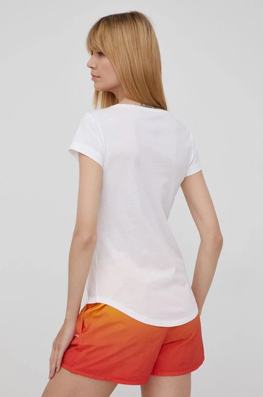 Γυναικεία Κοντομάνικο Βαμβακερό μπλουζάκι Sisley άσπρο 3 Γυναικεία Κοντομάνικο Βαμβακερό μπλουζάκι Sisley άσπρο - Image 3