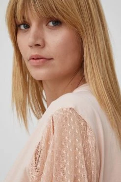 Γυναικεία Κοντομάνικο Μπλουζάκι Sisley χρώμα: πορτοκαλί -Εξοδος Sisley Κατάστημα unnamed file 4050