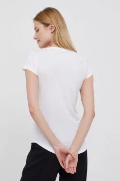 Γυναικεία Κοντομάνικο Βαμβακερό μπλουζάκι Sisley άσπρο -Εξοδος Sisley Κατάστημα unnamed file 4054