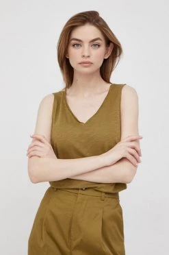 Γυναικεία Αμάνικος Top Sisley πράσινο -Εξοδος Sisley Κατάστημα unnamed file 4086