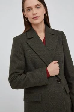 Γυναικεία Παλτά Παλτό από μείγμα μαλλιού Sisley πράσινο, 8 Γυναικεία Παλτά Παλτό από μείγμα μαλλιού Sisley πράσινο, -Εξοδος Sisley Κατάστημα unnamed file 511