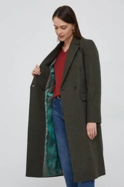Γυναικεία Παλτά Παλτό από μείγμα μαλλιού Sisley πράσινο, 9 Γυναικεία Παλτά Παλτό από μείγμα μαλλιού Sisley πράσινο, -Εξοδος Sisley Κατάστημα unnamed file 512