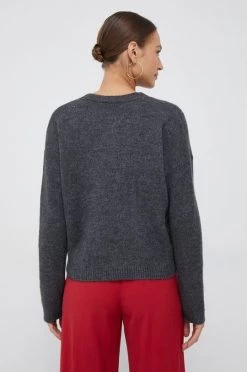 Γυναικεία Χωρίς φερμουάρ Πουλόβερ με προσθήκη μαλλιού Sisley χρώμα: γκρι, -Εξοδος Sisley Κατάστημα unnamed file 520