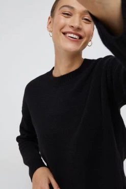 Γυναικεία Χωρίς φερμουάρ Ζακέτα από μίγμα μαλλιού Sisley μαύρο,