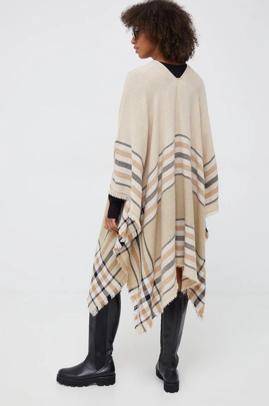 Γυναικεία Πόντσο με μείγμα μαλλιού Sisley πολύχρωμο 3 Γυναικεία Πόντσο με μείγμα μαλλιού Sisley πολύχρωμο - Image 3