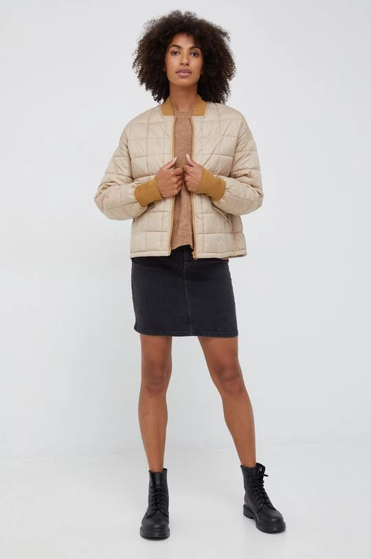 Γυναικεία Χωρίς φερμουάρ Πουλόβερ με προσθήκη μαλλιού Sisley χρώμα: μπεζ, 2 Γυναικεία Χωρίς φερμουάρ Πουλόβερ με προσθήκη μαλλιού Sisley χρώμα: μπεζ, - Image 2