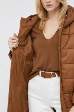 Γυναικεία Μακριά μπουφάν Μπουφάν Sisley καφέ, -Εξοδος Sisley Κατάστημα unnamed file 55