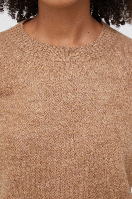 Γυναικεία Χωρίς φερμουάρ Πουλόβερ με προσθήκη μαλλιού Sisley χρώμα: μπεζ, 5 Γυναικεία Χωρίς φερμουάρ Πουλόβερ με προσθήκη μαλλιού Sisley χρώμα: μπεζ, - Image 5