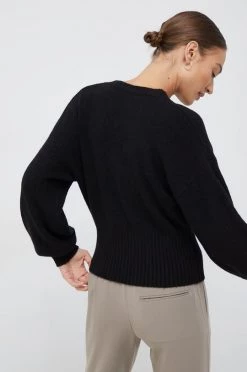 Γυναικεία Χωρίς φερμουάρ Πουλόβερ με προσθήκη μαλλιού Sisley χρώμα: μαύρο, -Εξοδος Sisley Κατάστημα unnamed file 555