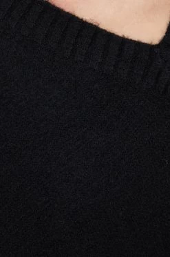 Γυναικεία Χωρίς φερμουάρ Πουλόβερ με προσθήκη μαλλιού Sisley χρώμα: μαύρο, -Εξοδος Sisley Κατάστημα unnamed file 558