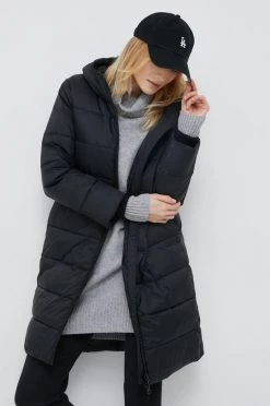 Γυναικεία Μακριά μπουφάν Μπουφάν Sisley μαύρο,