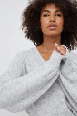 Γυναικεία Χωρίς φερμουάρ Πουλόβερ με προσθήκη μαλλιού Sisley χρώμα: γκρι, 8 Γυναικεία Χωρίς φερμουάρ Πουλόβερ με προσθήκη μαλλιού Sisley χρώμα: γκρι, -Εξοδος Sisley Κατάστημα unnamed file 577