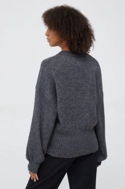 Γυναικεία Χωρίς φερμουάρ Πουλόβερ με προσθήκη μαλλιού Sisley χρώμα: γκρι, -Εξοδος Sisley Κατάστημα unnamed file 581