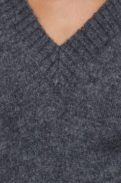 Γυναικεία Χωρίς φερμουάρ Πουλόβερ με προσθήκη μαλλιού Sisley χρώμα: γκρι, -Εξοδος Sisley Κατάστημα unnamed file 583