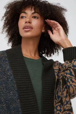 Γυναικεία Με φερμουάρ Ζακέτα από μίγμα μαλλιού Sisley πολύχρωμο -Εξοδος Sisley Κατάστημα unnamed file 592