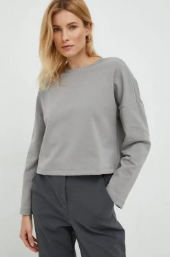 Γυναικεία Χωρίς φερμουάρ Μπλούζα Sisley γκρι,