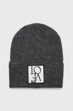 Γυναικεία Σκουφιά Σκουφί από μείγμα μαλλιού Sisley γκρι,