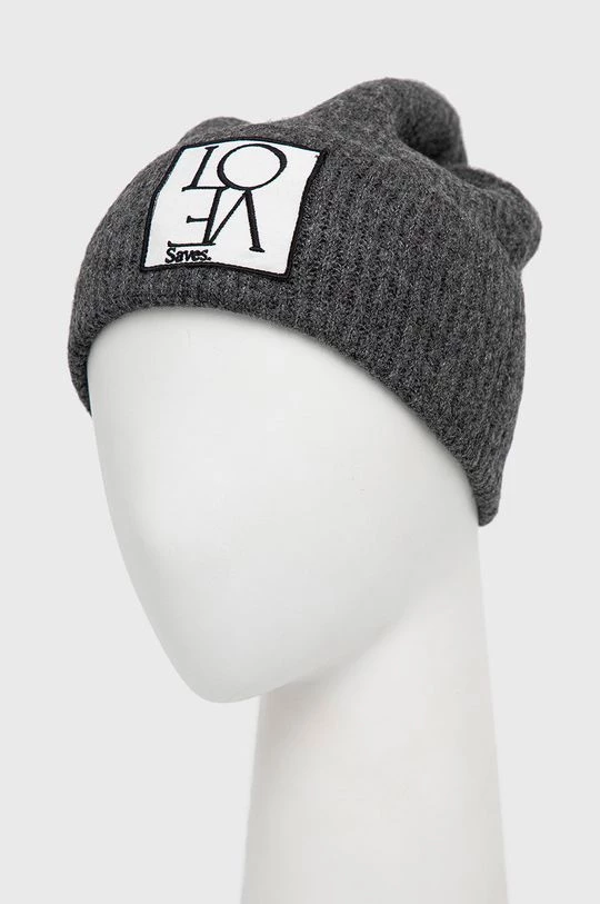 Γυναικεία Σκουφιά Σκουφί από μείγμα μαλλιού Sisley γκρι, 2 Γυναικεία Σκουφιά Σκουφί από μείγμα μαλλιού Sisley γκρι, - Image 2