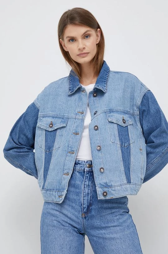 Γυναικεία Κοντά μπουφάν Τζιν μπουφάν Sisley μπλε 4 Γυναικεία Κοντά μπουφάν Τζιν μπουφάν Sisley μπλε - Image 4