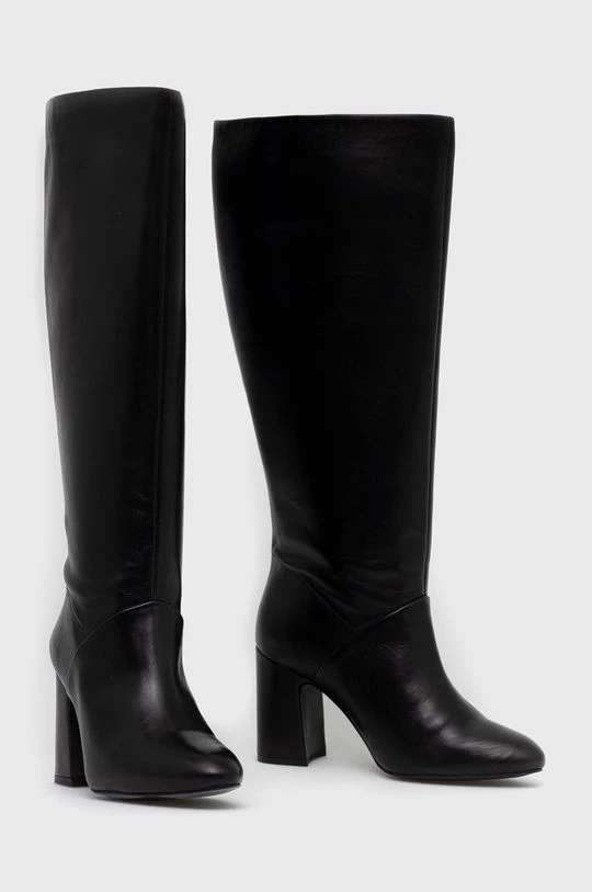 Γυναικεία Μπότες Δερμάτινες μπότες Sisley χρώμα: μαύρο, 2 Γυναικεία Μπότες Δερμάτινες μπότες Sisley χρώμα: μαύρο, - Image 2