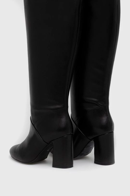Γυναικεία Μπότες Δερμάτινες μπότες Sisley χρώμα: μαύρο, 3 Γυναικεία Μπότες Δερμάτινες μπότες Sisley χρώμα: μαύρο, - Image 3