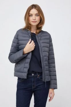 Γυναικεία Κοντά μπουφάν Μπουφάν Sisley γκρι,