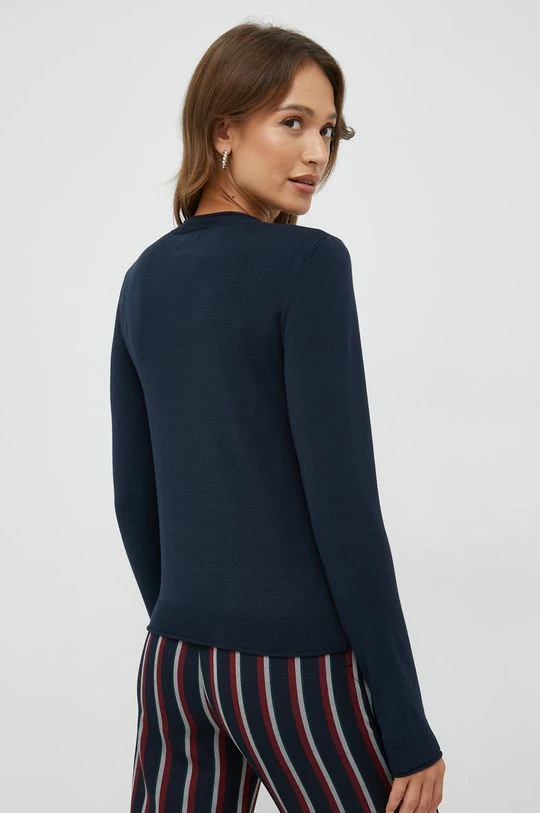 Γυναικεία Με φερμουάρ Πλεκτή ζακέτα Sisley ναυτικό μπλε 3 Γυναικεία Με φερμουάρ Πλεκτή ζακέτα Sisley ναυτικό μπλε - Image 3