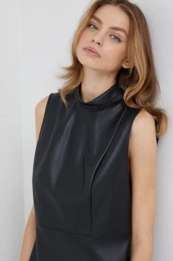 Γυναικεία Μπλούζες Μπλουζάκι Sisley μαύρο