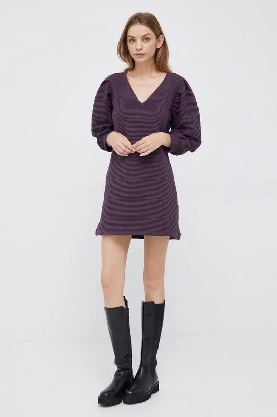 Γυναικεία Φορέματα Φόρεμα Sisley μοβ, 2 Γυναικεία Φορέματα Φόρεμα Sisley μοβ, - Image 2