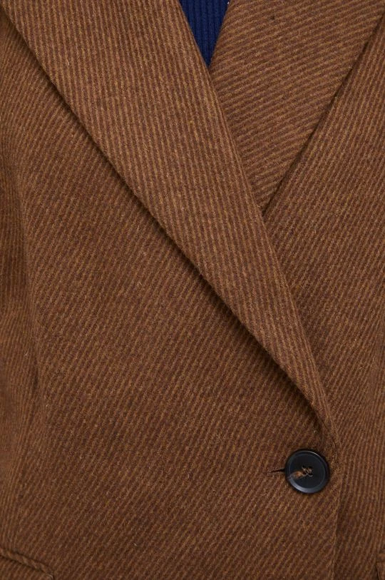 Γυναικεία Παλτά Παλτό από μείγμα μαλλιού Sisley καφέ 5 Γυναικεία Παλτά Παλτό από μείγμα μαλλιού Sisley καφέ - Image 5