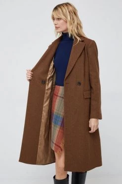 Γυναικεία Παλτά Παλτό από μείγμα μαλλιού Sisley καφέ 11 Γυναικεία Παλτά Παλτό από μείγμα μαλλιού Sisley καφέ -Εξοδος Sisley Κατάστημα unnamed file 78