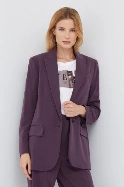 Γυναικεία Σακάκια Σακάκι Sisley μοβ,