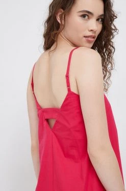 Γυναικεία Φορέματα Βαμβακερό φόρεμα Sisley ροζ, -Εξοδος Sisley Κατάστημα unnamed file 859