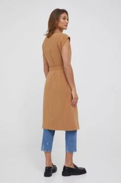 Γυναικεία Γιλέκα Αμάνικο μπουφάν Sisley χρώμα: μπεζ -Εξοδος Sisley Κατάστημα unnamed file 886