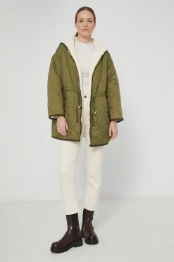 Γυναικεία Μακριά μπουφάν Μπουφάν δυο όψεων Sisley χρώμα: πράσινο -Εξοδος Sisley Κατάστημα unnamed file 892