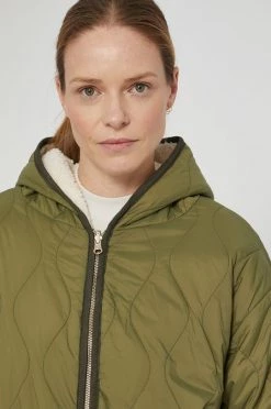 Γυναικεία Μακριά μπουφάν Μπουφάν δυο όψεων Sisley χρώμα: πράσινο -Εξοδος Sisley Κατάστημα unnamed file 894