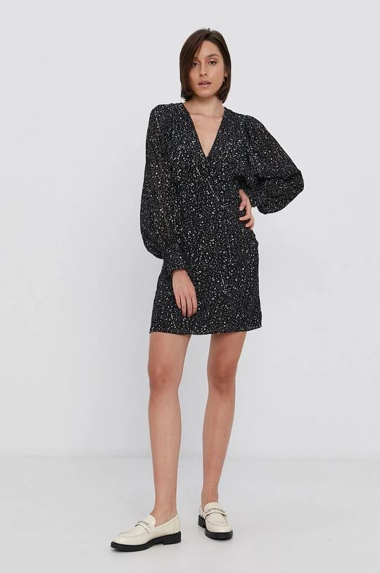 Γυναικεία Φορέματα Φόρεμα Sisley μαύρο 2 Γυναικεία Φορέματα Φόρεμα Sisley μαύρο - Image 2