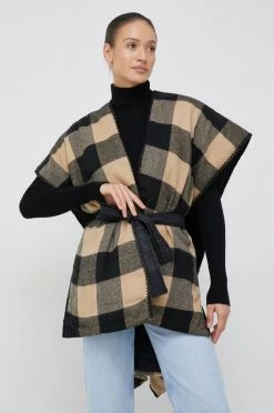 Γυναικεία Πόντσο Sisley πράσινο