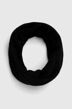 Γυναικεία Περιλαίμια Καμινάδα με πρόσμιξη κασμίρι Sisley μαύρο